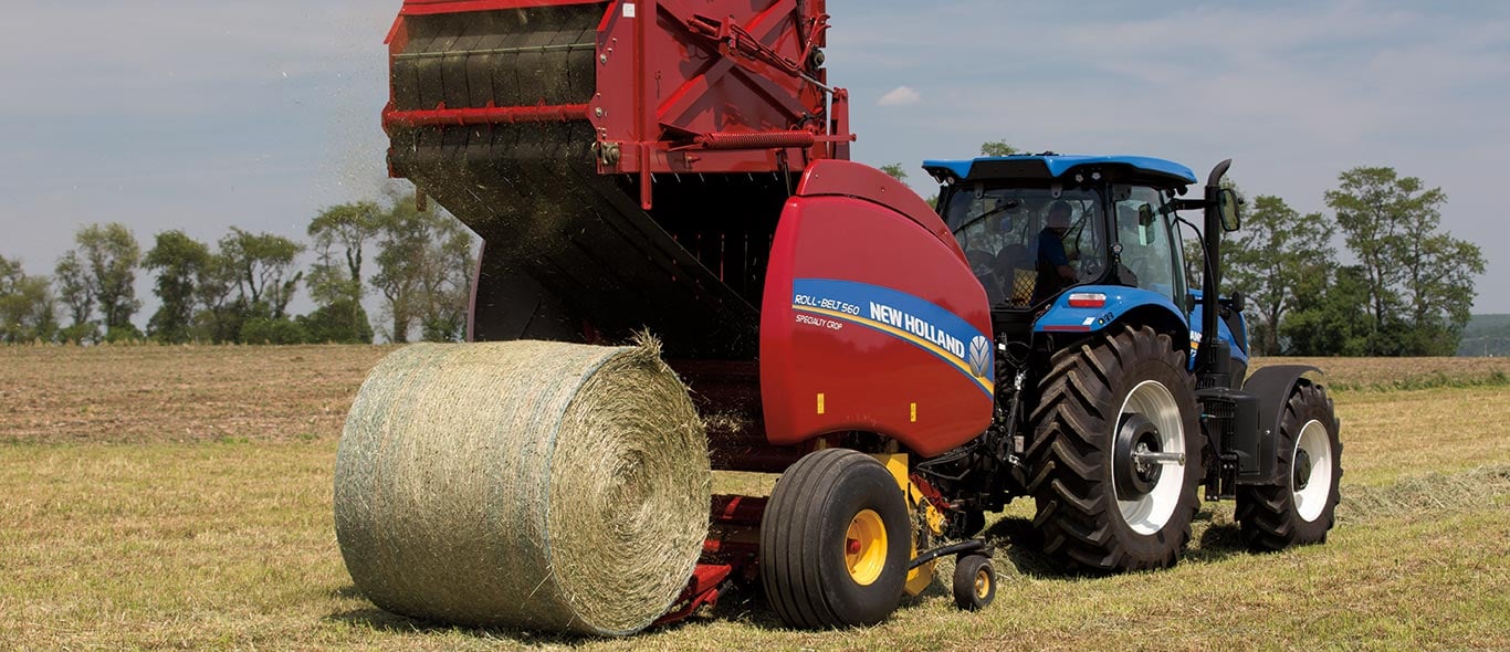 New Holland Tractor and Baler