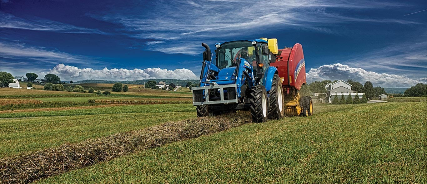 New Holland Tractor and Baler